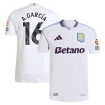 aston villa adidas away authentic shirt 2024-25 with a.garcía 16 printing Collection | Official Aston Villa Shirts
