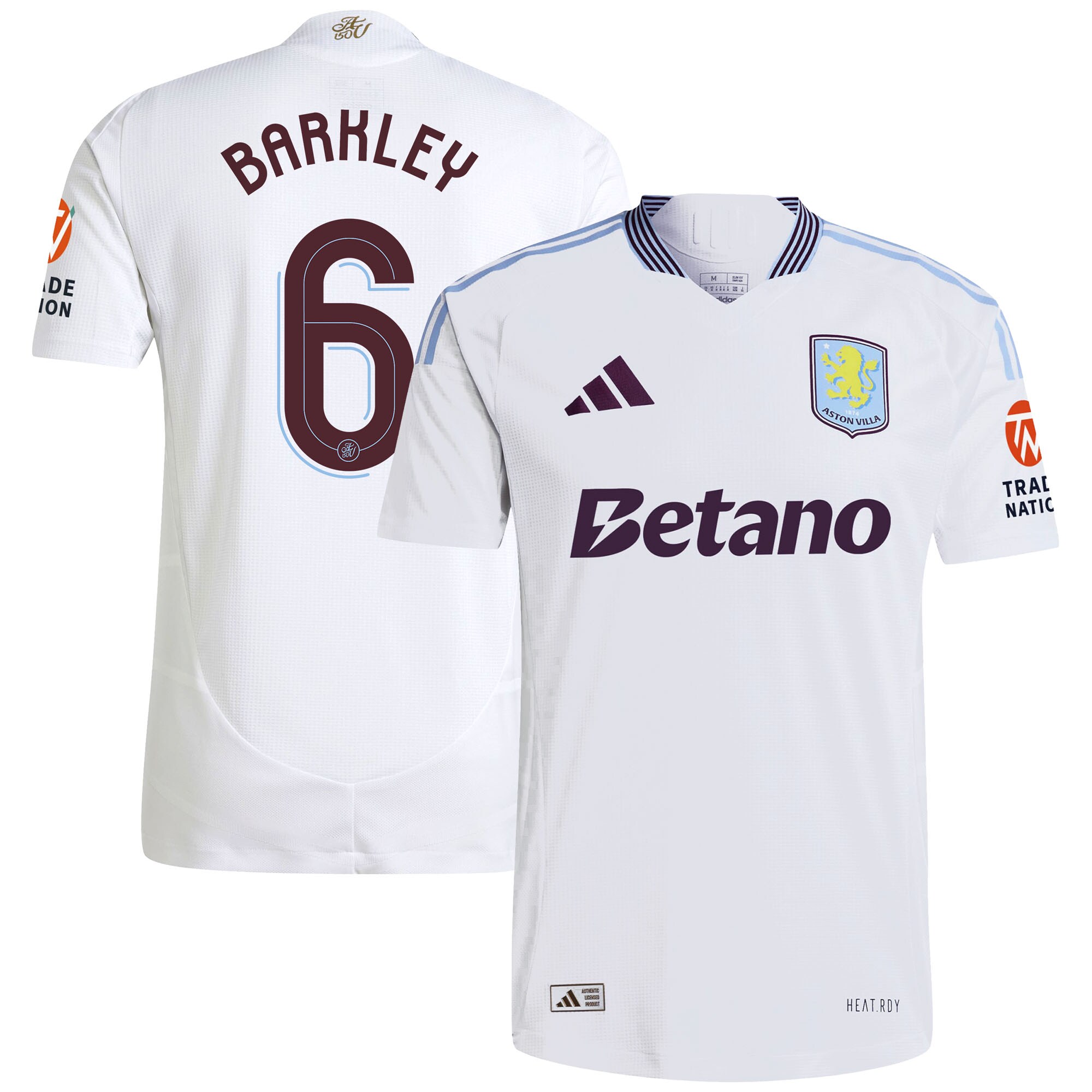 aston villa adidas away authentic shirt 2024-25 with barkley 6 cup printing Collection | Official Aston Villa Shirts