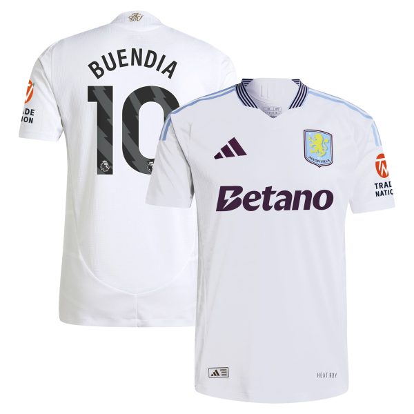 aston villa adidas away authentic shirt 2024-25 with buendia 10 printing Collection | Official Aston Villa Shirts