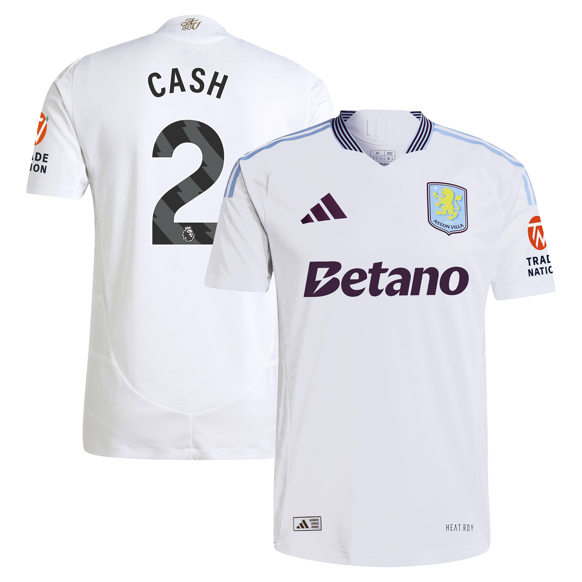 aston villa adidas away authentic shirt 2024-25 with cash 2 printing Collection | Official Aston Villa Shirts