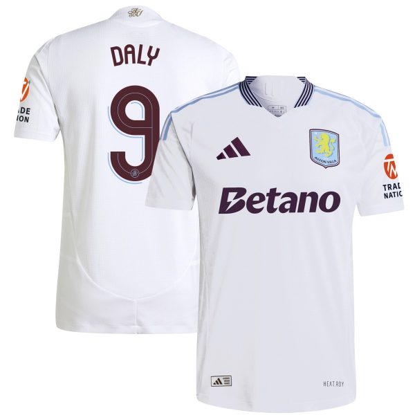 aston villa adidas away authentic shirt 2024-25 with daly 9 cup printing Collection | Official Aston Villa Shirts