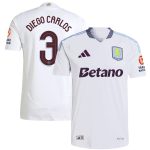 aston villa adidas away authentic shirt 2024-25 with diego carlos 3 cup printing Collection | Official Aston Villa Shirts