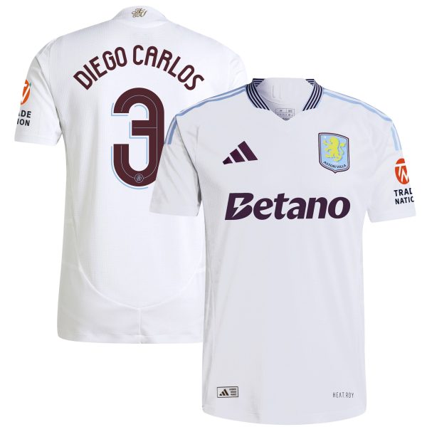 aston villa adidas away authentic shirt 2024-25 with diego carlos 3 cup printing Collection | Official Aston Villa Shirts