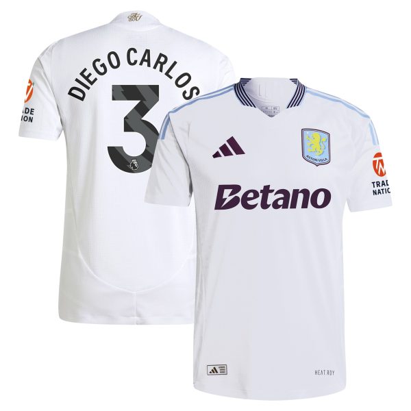 aston villa adidas away authentic shirt 2024-25 with diego carlos 3 printing Collection | Official Aston Villa Shirts