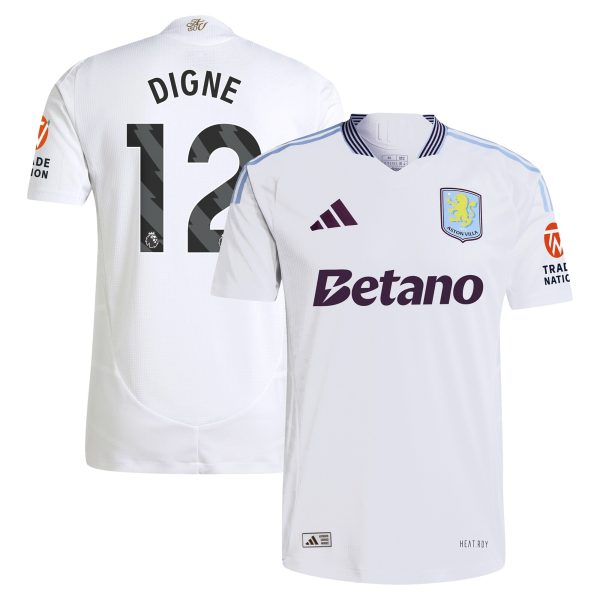 aston villa adidas away authentic shirt 2024-25 with digne 12 printing Collection | Official Aston Villa Shirts