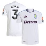 aston villa adidas away authentic shirt 2024-25 with disasi 3 printing Collection | Official Aston Villa Shirts