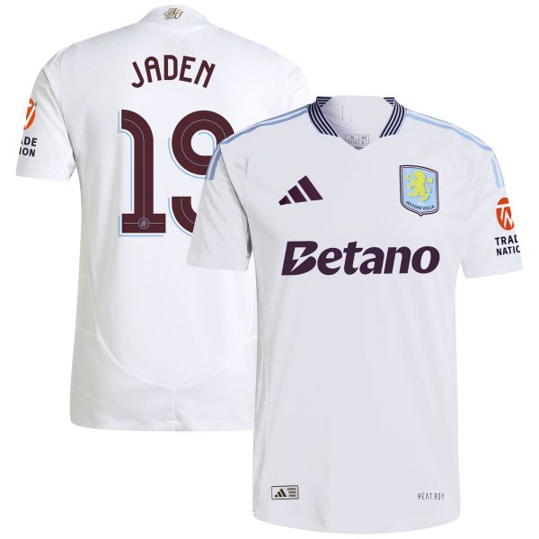 aston villa adidas away authentic shirt 2024-25 with jaden 19 cup printing Collection | Official Aston Villa Shirts