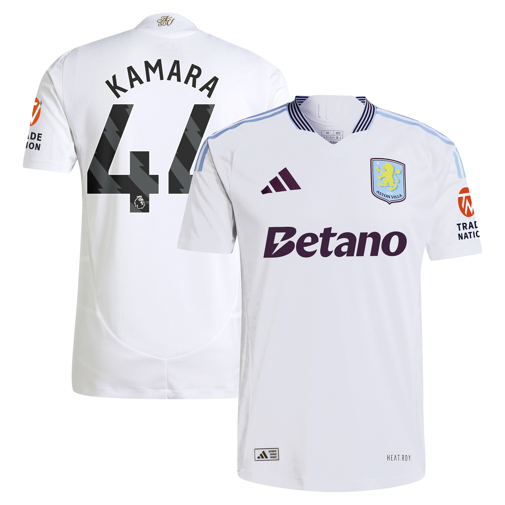 aston villa adidas away authentic shirt 2024-25 with kamara 44 printing Collection | Official Aston Villa Shirts