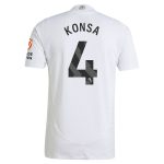 aston villa adidas away authentic shirt 2024-25 with konsa 4 printing Collection | Official Aston Villa Shirts
