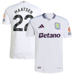 aston villa adidas away authentic shirt 2024-25 with maatsen 22 printing Collection | Official Aston Villa Shirts