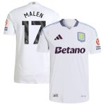 aston villa adidas away authentic shirt 2024-25 with malen 17 printing Collection | Official Aston Villa Shirts