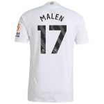 aston villa adidas away authentic shirt 2024-25 with malen 17 printing Collection | Official Aston Villa Shirts