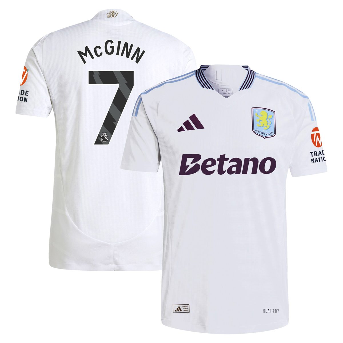 aston villa adidas away authentic shirt 2024-25 with mcginn 7 printing Collection | Official Aston Villa Shirts