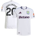 aston villa adidas away authentic shirt 2024-25 with nedeljković 20 printing Collection | Official Aston Villa Shirts