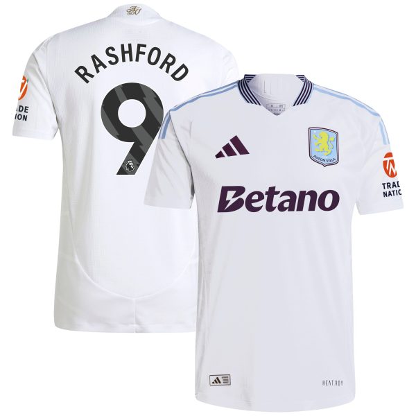 aston villa adidas away authentic shirt 2024-25 with rashford 9 printing Collection | Official Aston Villa Shirts