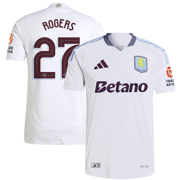 aston villa adidas away authentic shirt 2024-25 with rogers 27 cup printing Collection | Official Aston Villa Shirts