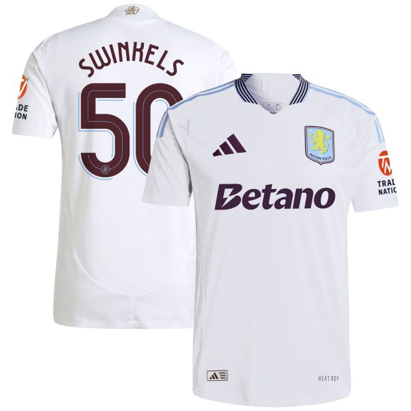aston villa adidas away authentic shirt 2024-25 with swinkels 50 cup printing Collection | Official Aston Villa Shirts