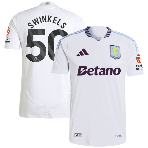 aston villa adidas away authentic shirt 2024-25 with swinkels 50 printing Collection | Official Aston Villa Shirts