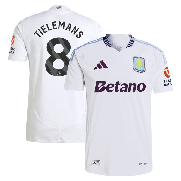 aston villa adidas away authentic shirt 2024-25 with tielemans 8 printing Collection | Official Aston Villa Shirts