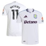 aston villa adidas away authentic shirt 2024-25 with watkins 11 printing Collection | Official Aston Villa Shirts