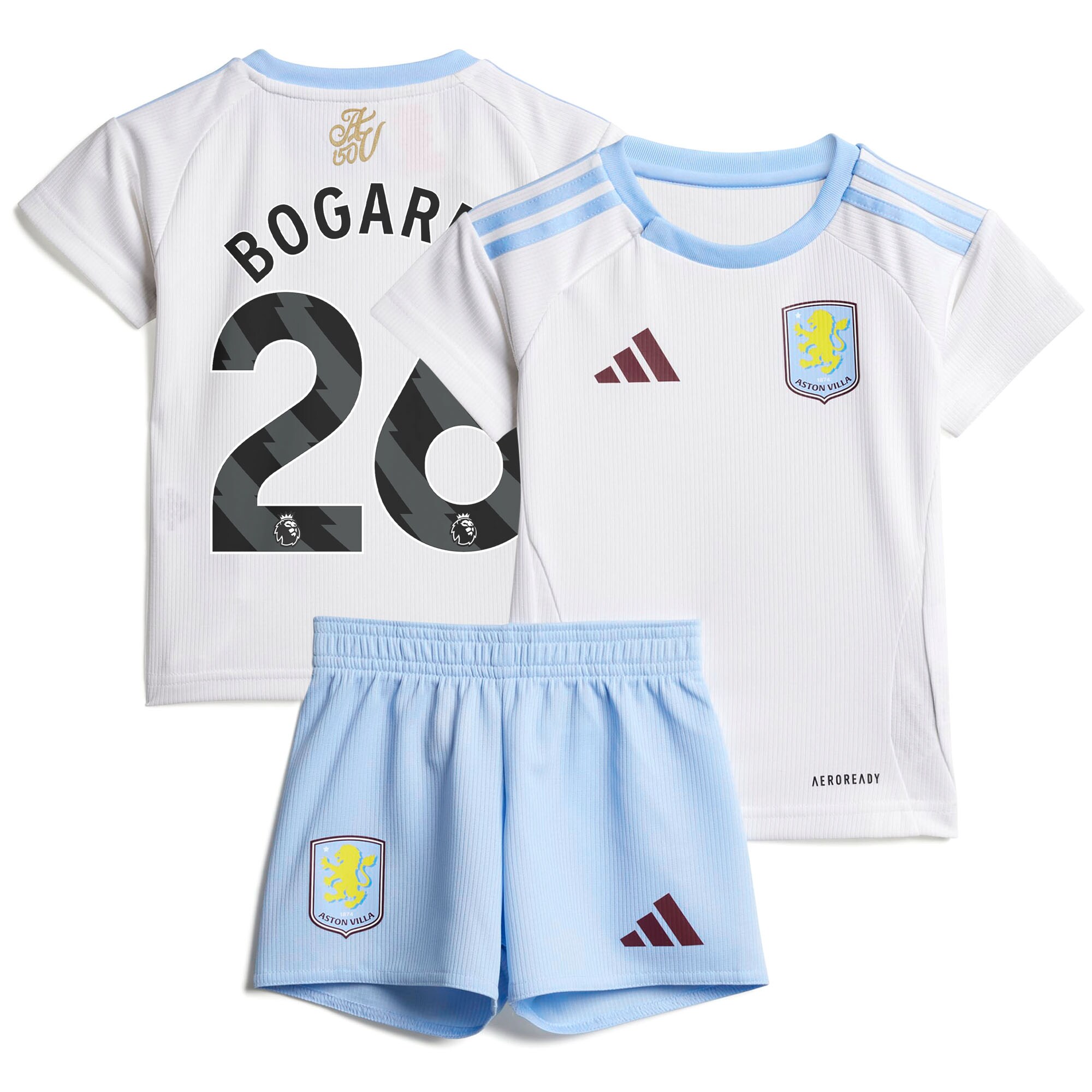 aston villa adidas away baby kit 2024-25 with bogarde 26 printing Collection | Official Aston Villa Shirts
