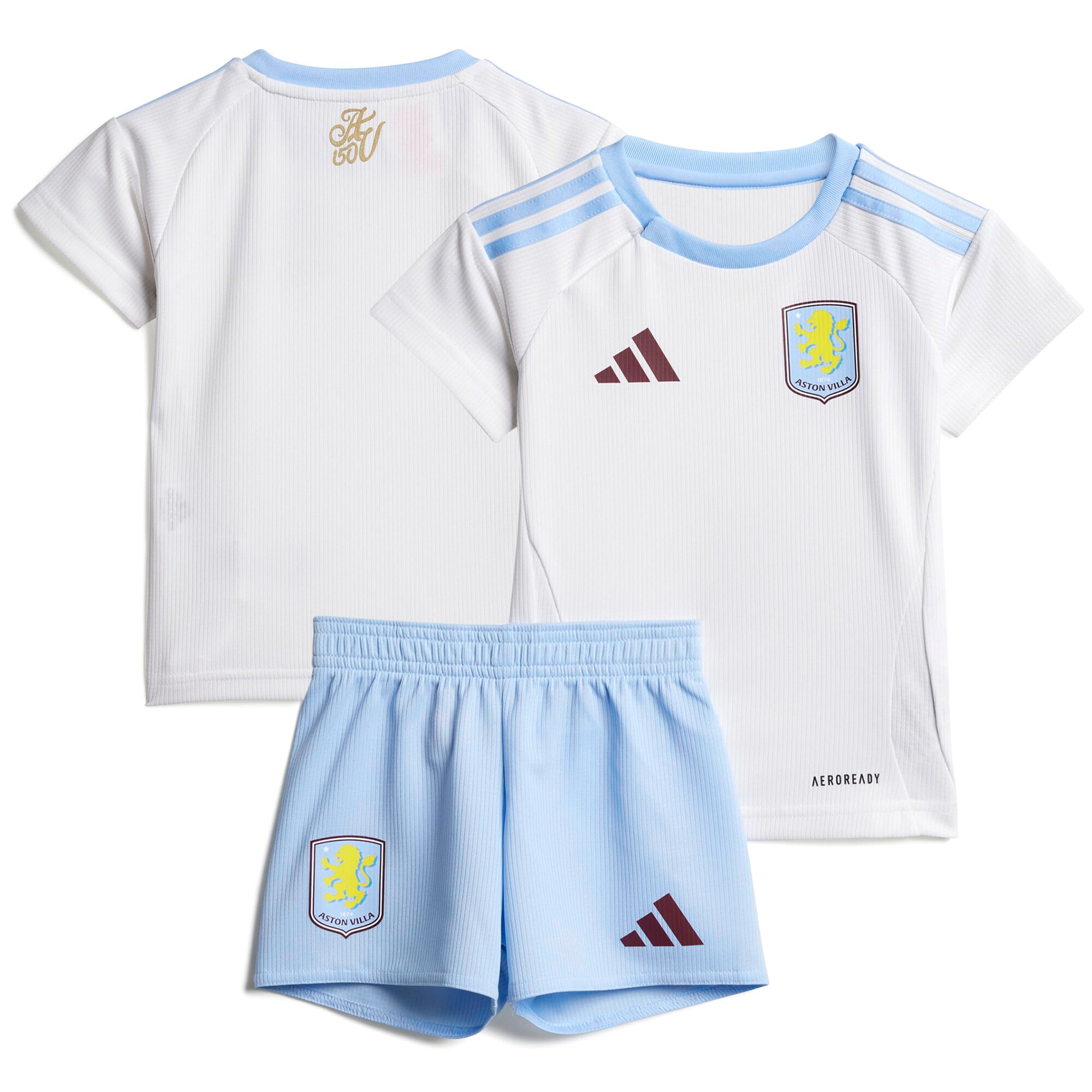 aston villa adidas away baby kit 2024-25 with custom printing Collection | Official Aston Villa Shirts