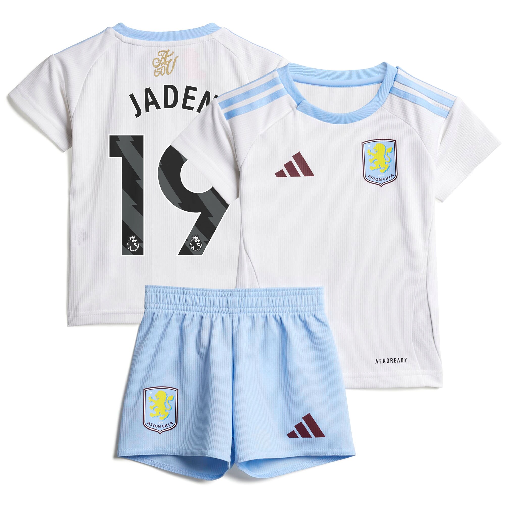 aston villa adidas away baby kit 2024-25 with jaden 19 printing Collection | Official Aston Villa Shirts