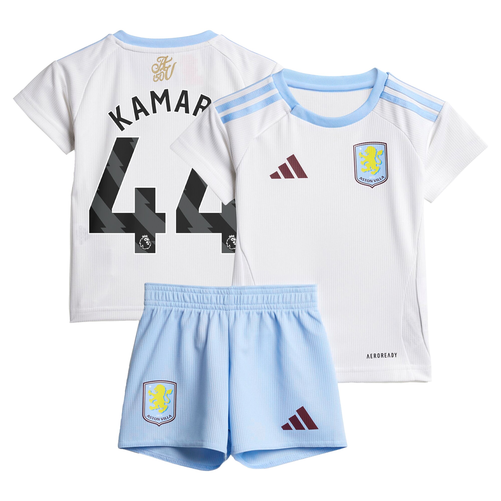 aston villa adidas away baby kit 2024-25 with kamara 44 printing Collection | Official Aston Villa Shirts