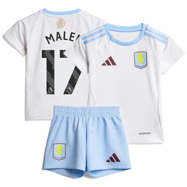 aston villa adidas away baby kit 2024-25 with malen 17 printing Collection | Official Aston Villa Shirts