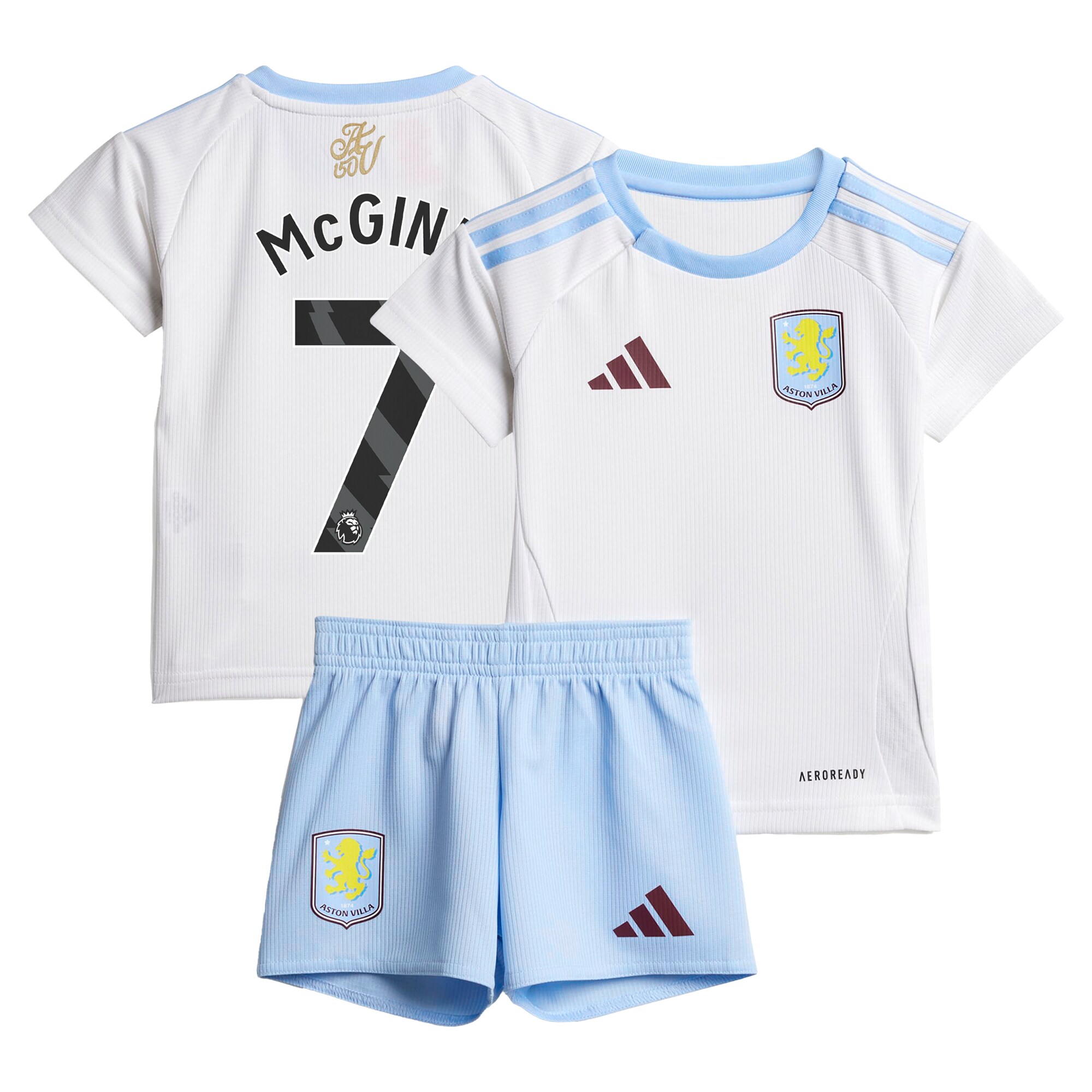 aston villa adidas away baby kit 2024-25 with mcginn 7 printing Collection | Official Aston Villa Shirts