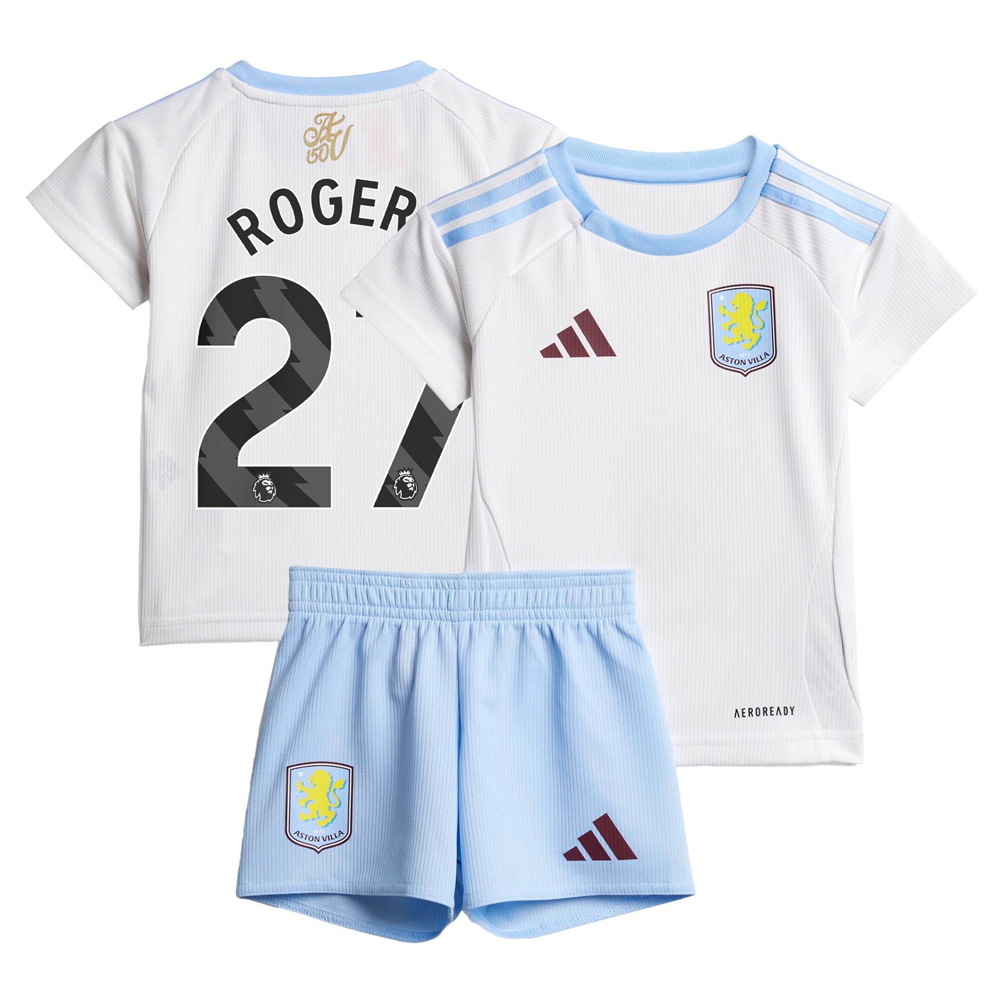 aston villa adidas away baby kit 2024-25 with rogers 27 printing Collection | Official Aston Villa Shirts