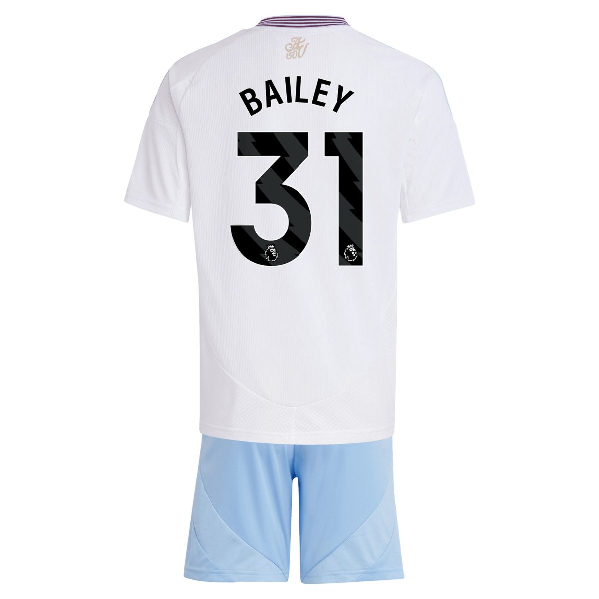 aston villa adidas away mini kit 2024-25 with bailey 31 printing Collection | Official Aston Villa Shirts