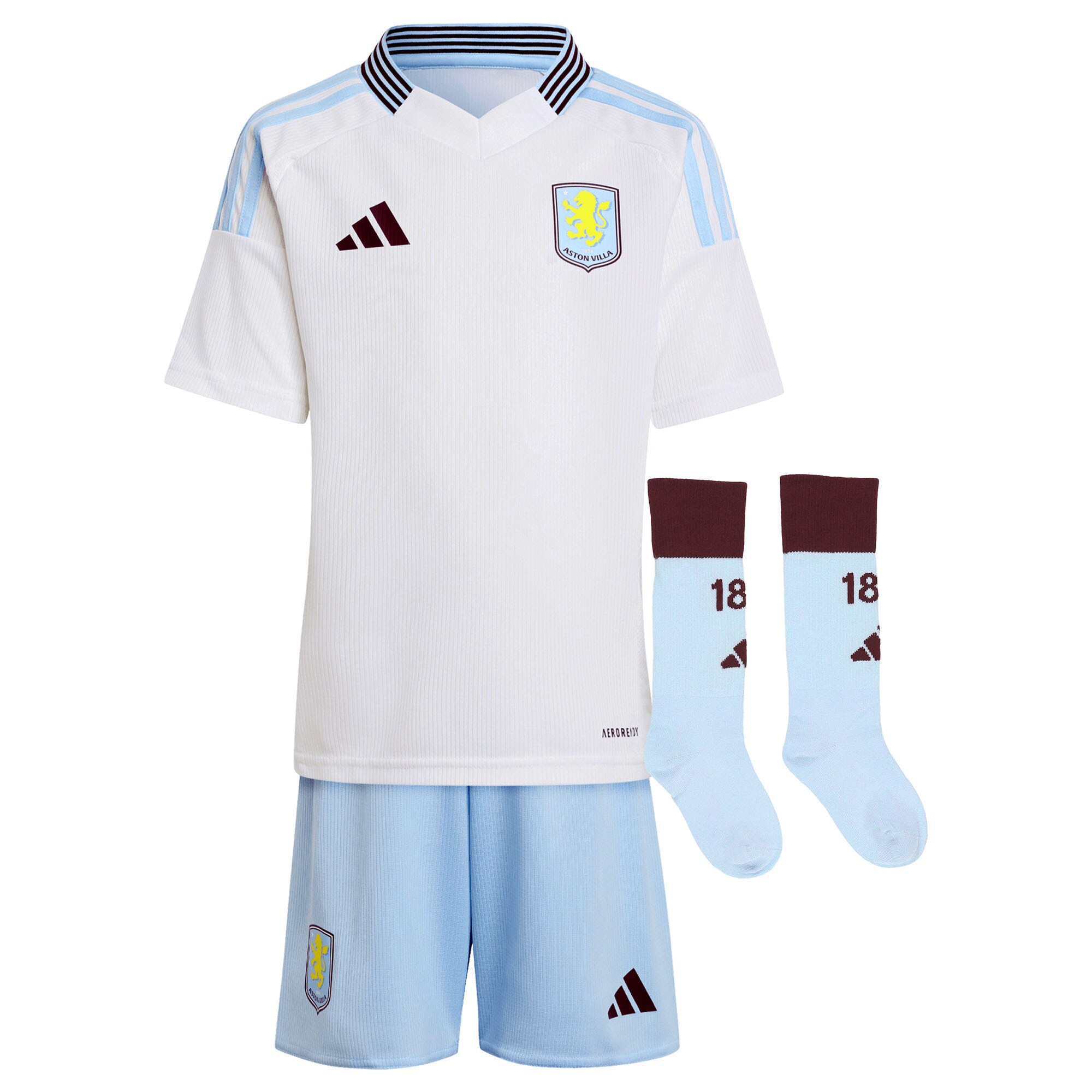 aston villa adidas away mini kit 2024-25 with bogarde 26 printing Collection | Official Aston Villa Shirts