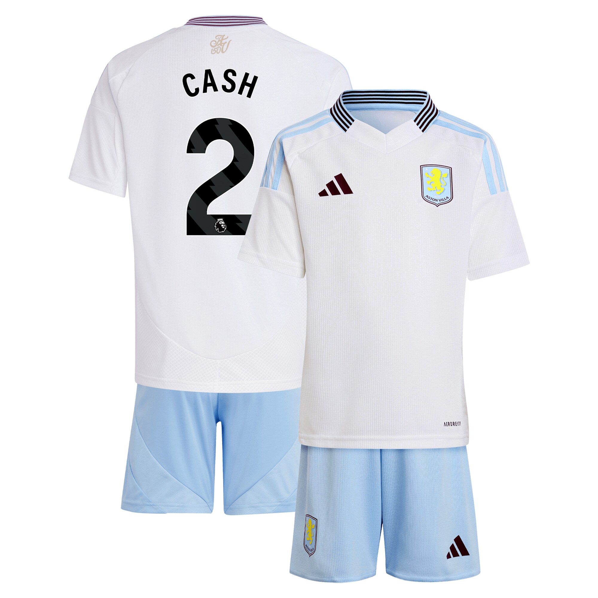aston villa adidas away mini kit 2024-25 with cash 2 printing Collection | Official Aston Villa Shirts