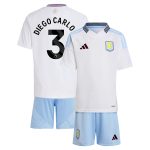 aston villa adidas away mini kit 2024-25 with diego carlos 3 printing Collection | Official Aston Villa Shirts