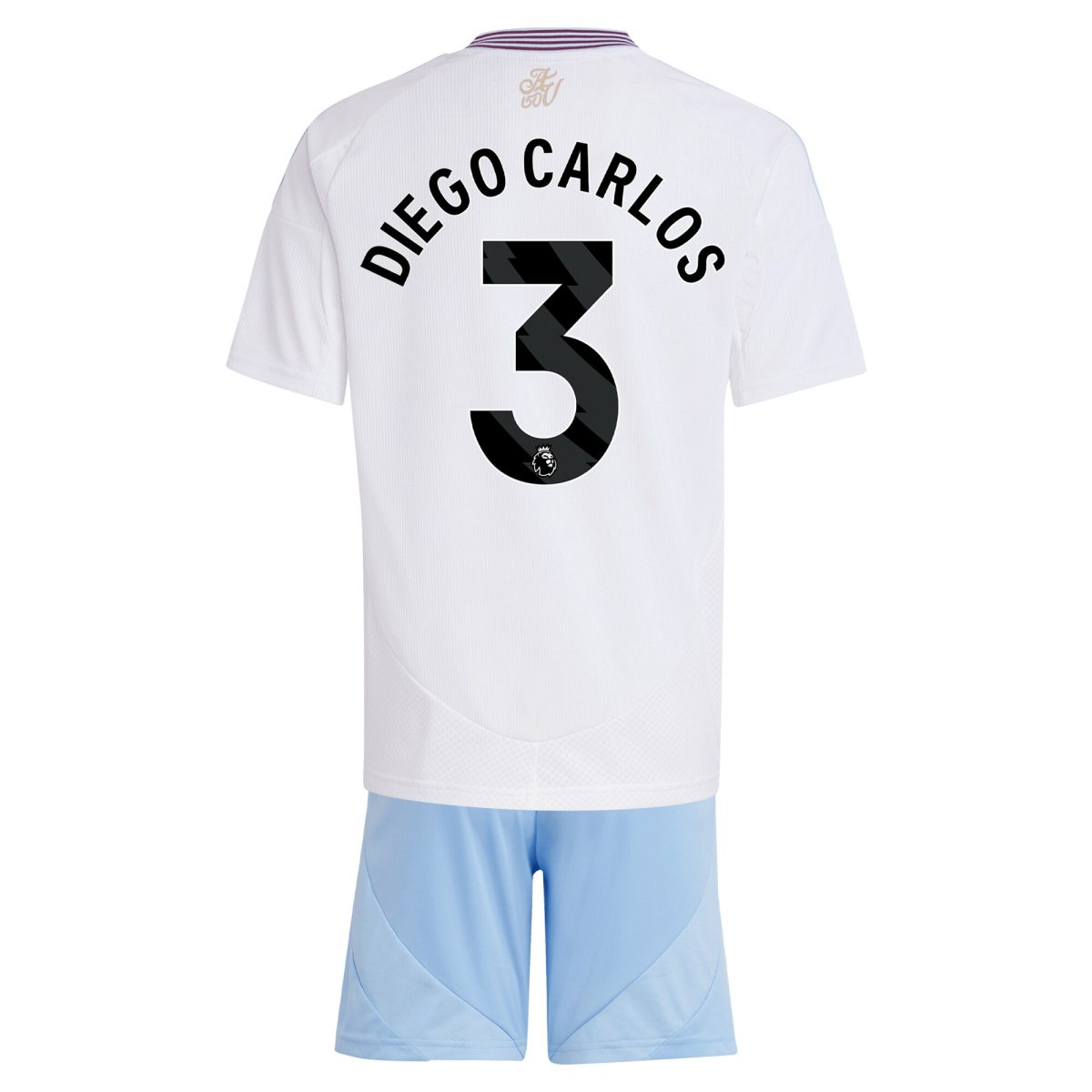 aston villa adidas away mini kit 2024-25 with diego carlos 3 printing Collection | Official Aston Villa Shirts