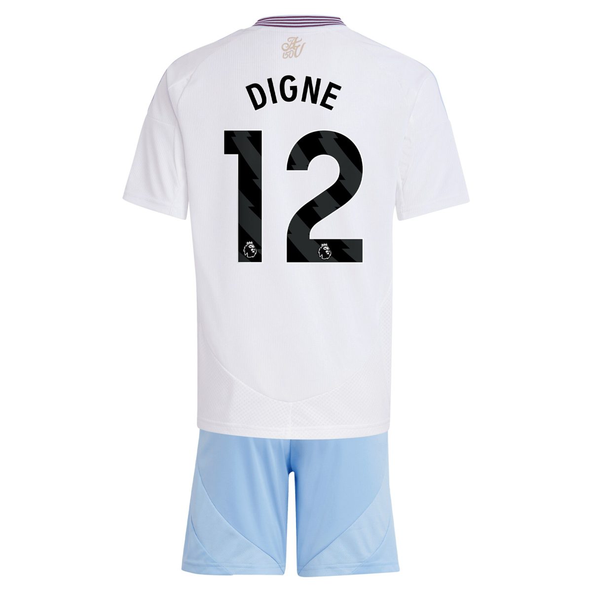 aston villa adidas away mini kit 2024-25 with digne 12 printing Collection | Official Aston Villa Shirts