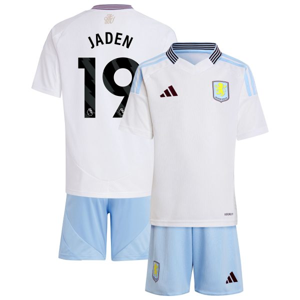aston villa adidas away mini kit 2024-25 with jaden 19 printing Collection | Official Aston Villa Shirts