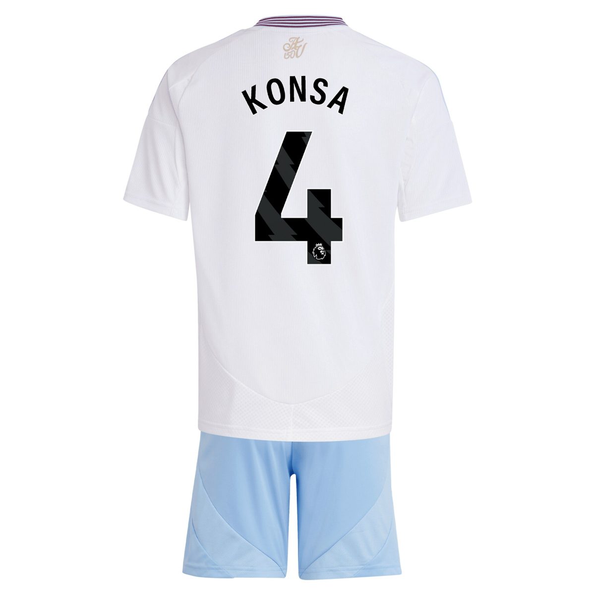 aston villa adidas away mini kit 2024-25 with konsa 4 printing Collection | Official Aston Villa Shirts