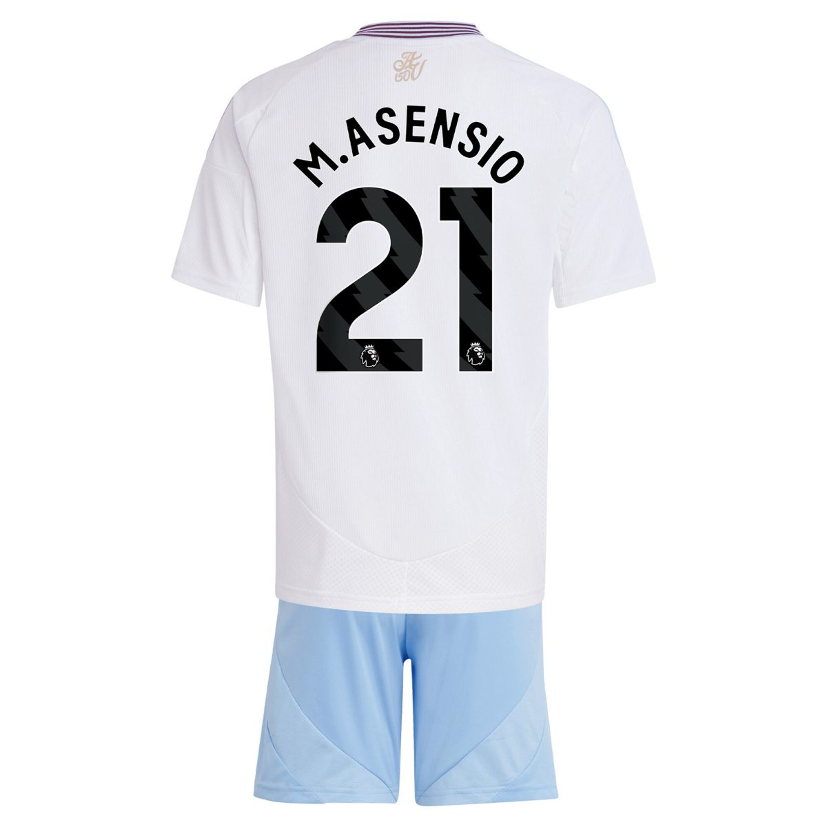 aston villa adidas away mini kit 2024-25 with m.asensio 21 printing Collection | Official Aston Villa Shirts
