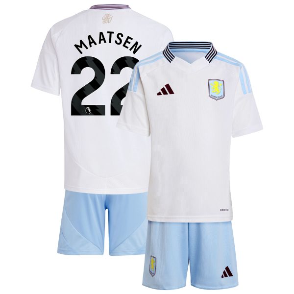 aston villa adidas away mini kit 2024-25 with maatsen 22 printing Collection | Official Aston Villa Shirts