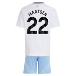 aston villa adidas away mini kit 2024-25 with maatsen 22 printing Collection | Official Aston Villa Shirts