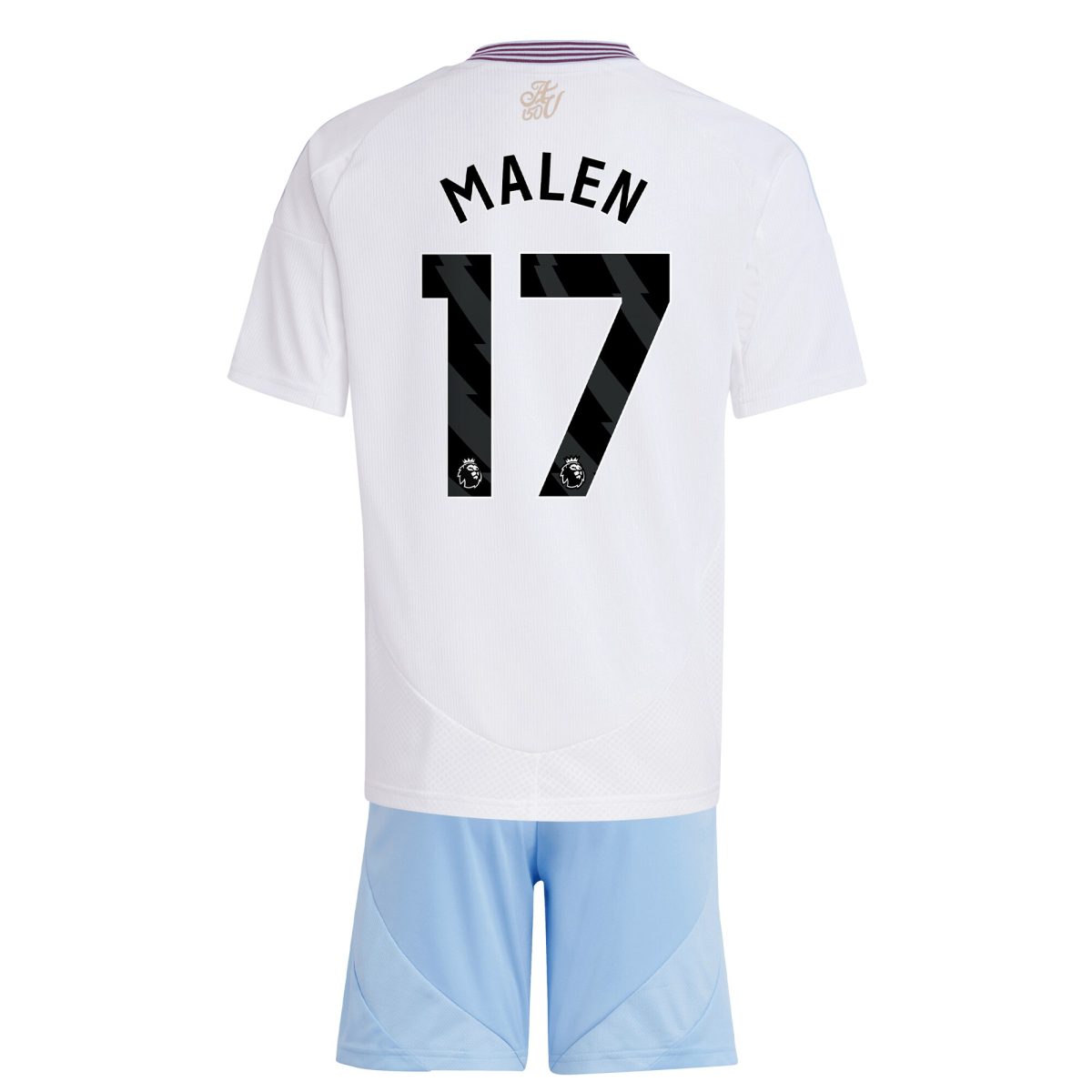 aston villa adidas away mini kit 2024-25 with malen 17 printing Collection | Official Aston Villa Shirts