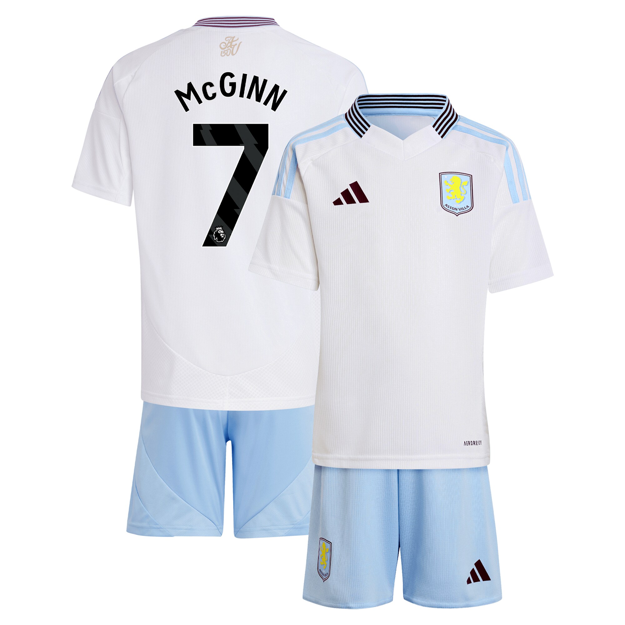 aston villa adidas away mini kit 2024-25 with mcginn 7 printing Collection | Official Aston Villa Shirts