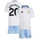 aston villa adidas away mini kit 2024-25 with nedeljković 20 printing Collection | Official Aston Villa Shirts
