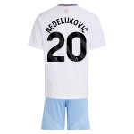 aston villa adidas away mini kit 2024-25 with nedeljković 20 printing Collection | Official Aston Villa Shirts