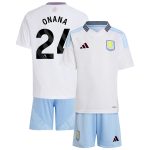 aston villa adidas away mini kit 2024-25 with onana 24 printing Collection | Official Aston Villa Shirts
