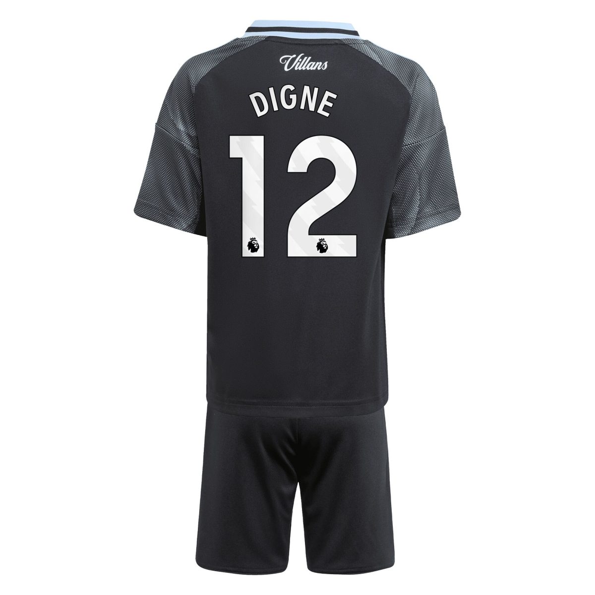 aston villa adidas away mini kit 2025-26 with digne 12 printing Collection | Official Aston Villa Shirts