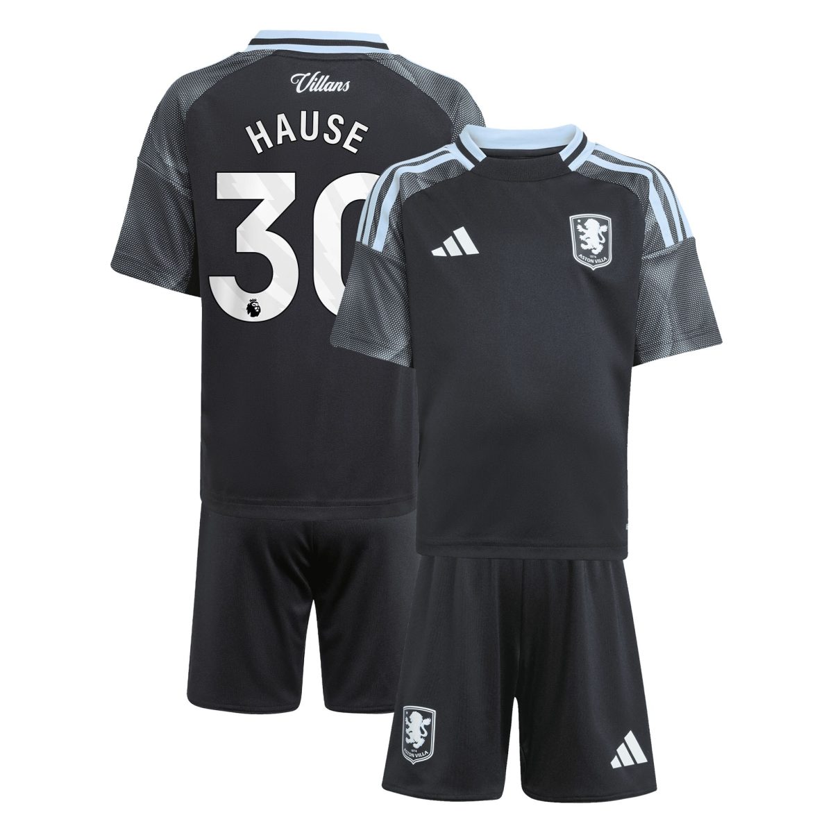 aston villa adidas away mini kit 2025-26 with hause 30 printing Collection | Official Aston Villa Shirts