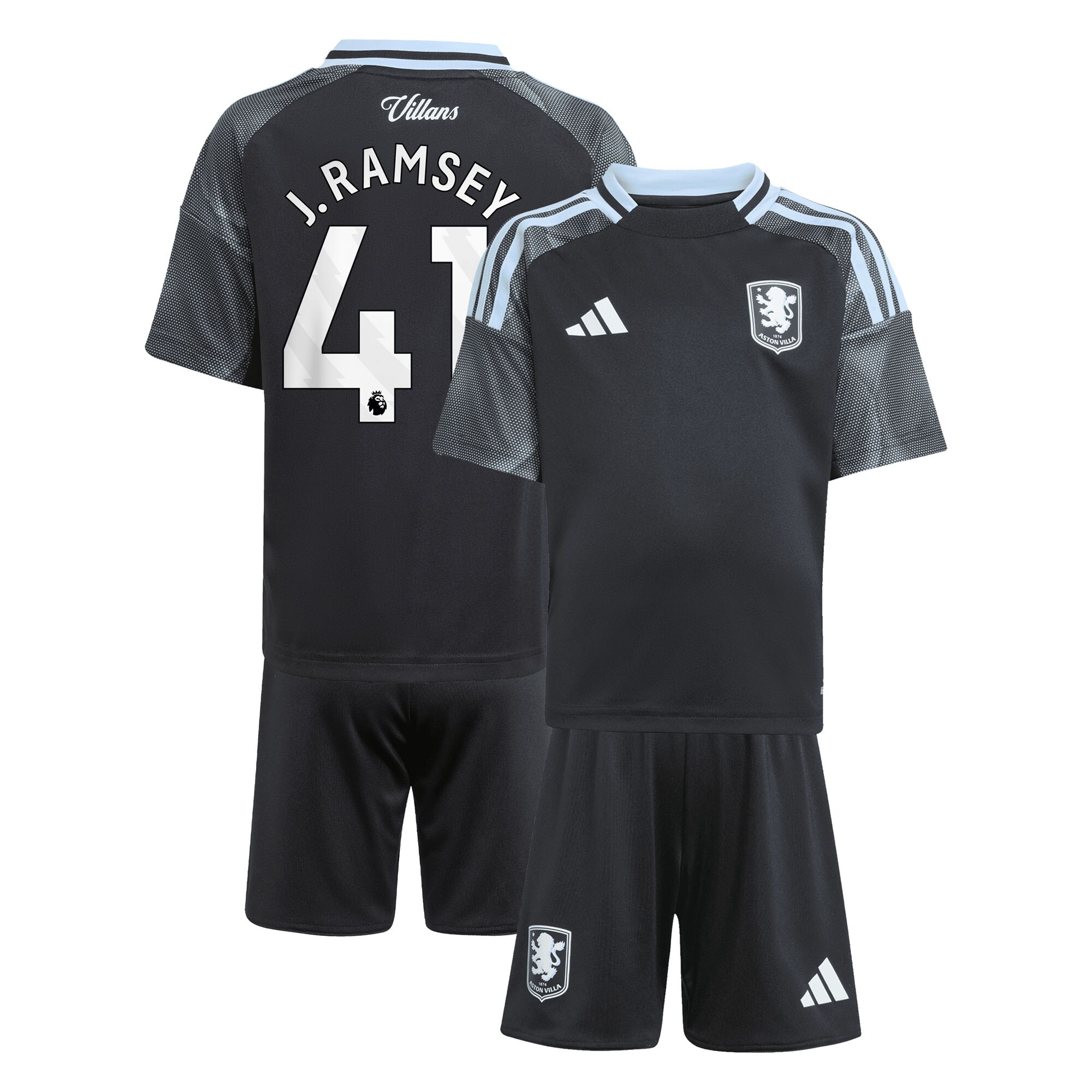 aston villa adidas away mini kit 2025-26 with j. ramsey 41 printing Collection | Official Aston Villa Shirts
